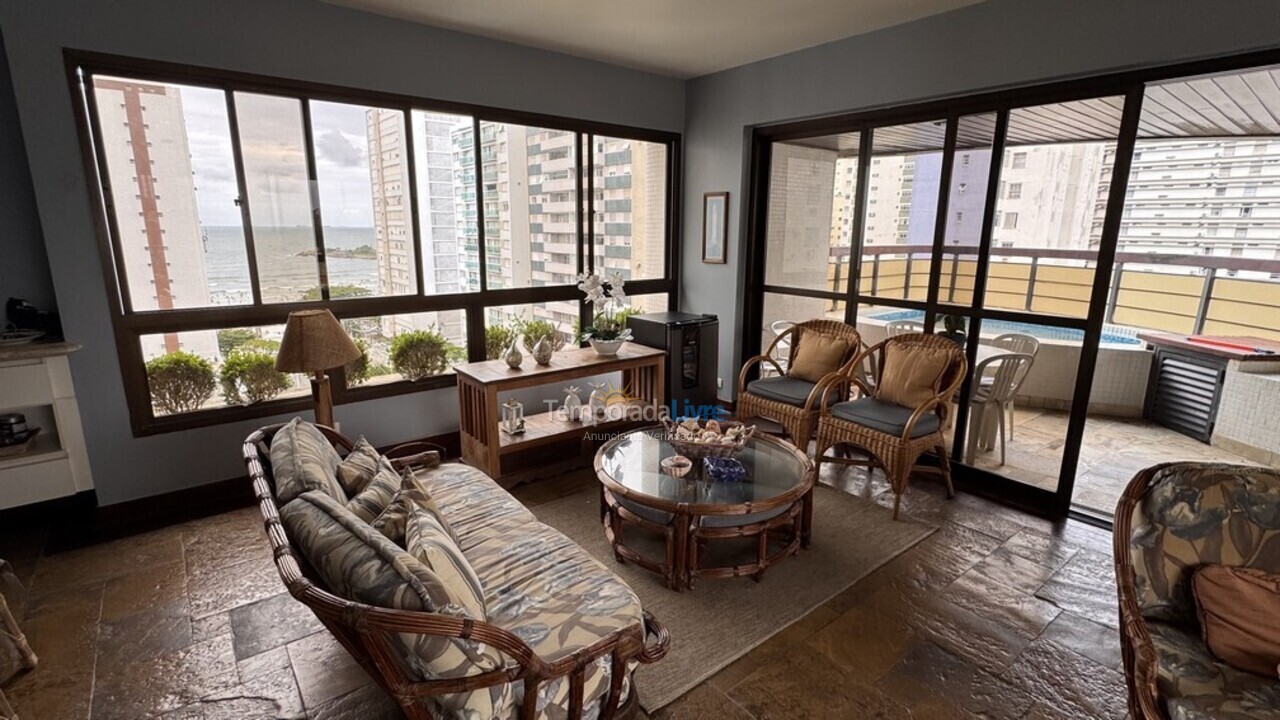 Apartamento para alquiler de vacaciones em Guarujá (Pitangueiras)