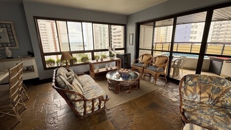 Apartamento 3 Habitaciones -Guarujá -Pitangueiras - 10 Personas