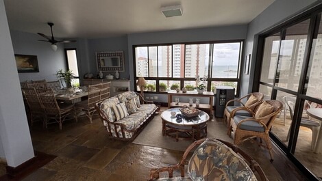 Apartamento 3 Habitaciones -Guarujá -Pitangueiras - 10 Personas