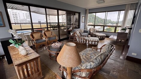 Apartamento 3 Habitaciones -Guarujá -Pitangueiras - 10 Personas