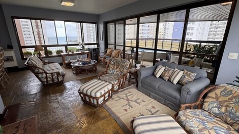 Apartamento 3 Habitaciones -Guarujá -Pitangueiras - 10 Personas