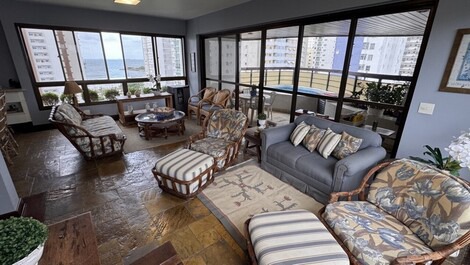 Apartamento 3 Habitaciones -Guarujá -Pitangueiras - 10 Personas