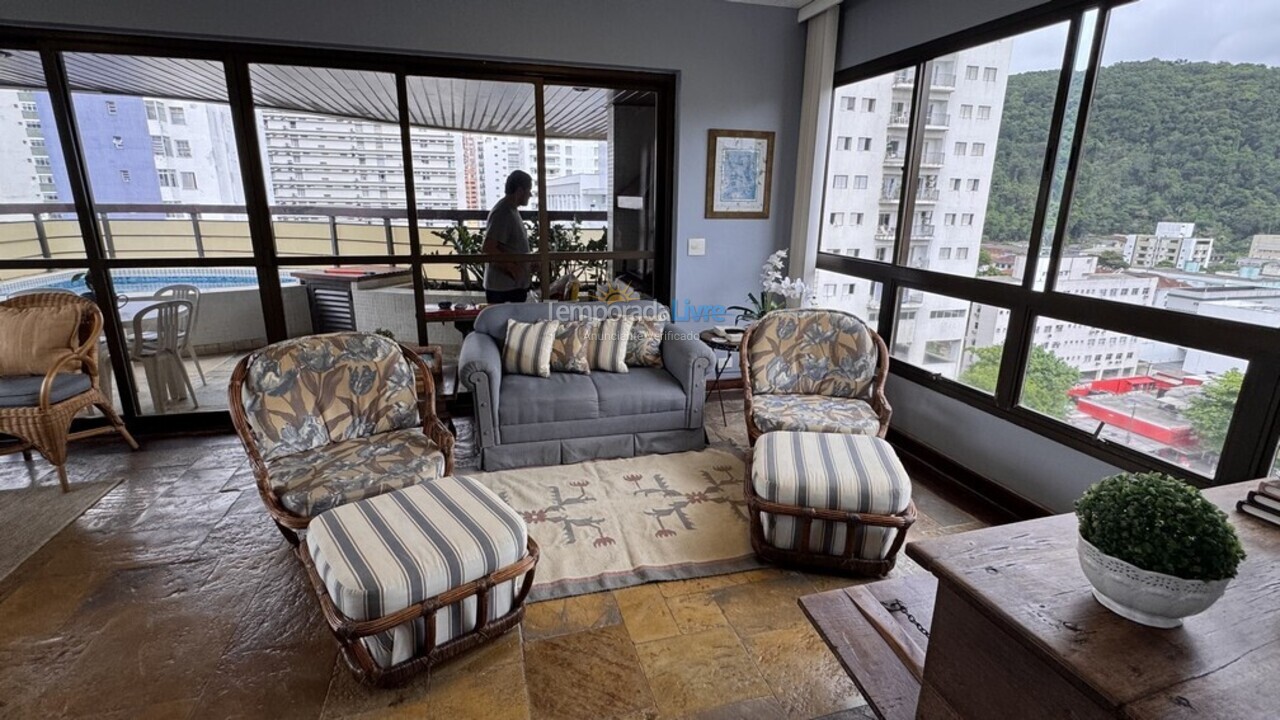 Apartamento para alquiler de vacaciones em Guarujá (Pitangueiras)