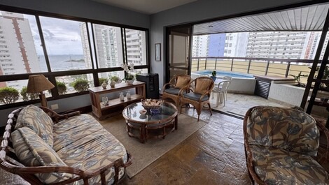 Apartamento 3 Habitaciones -Guarujá -Pitangueiras - 10 Personas