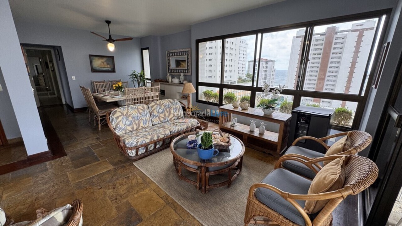 Apartamento para alquiler de vacaciones em Guarujá (Pitangueiras)