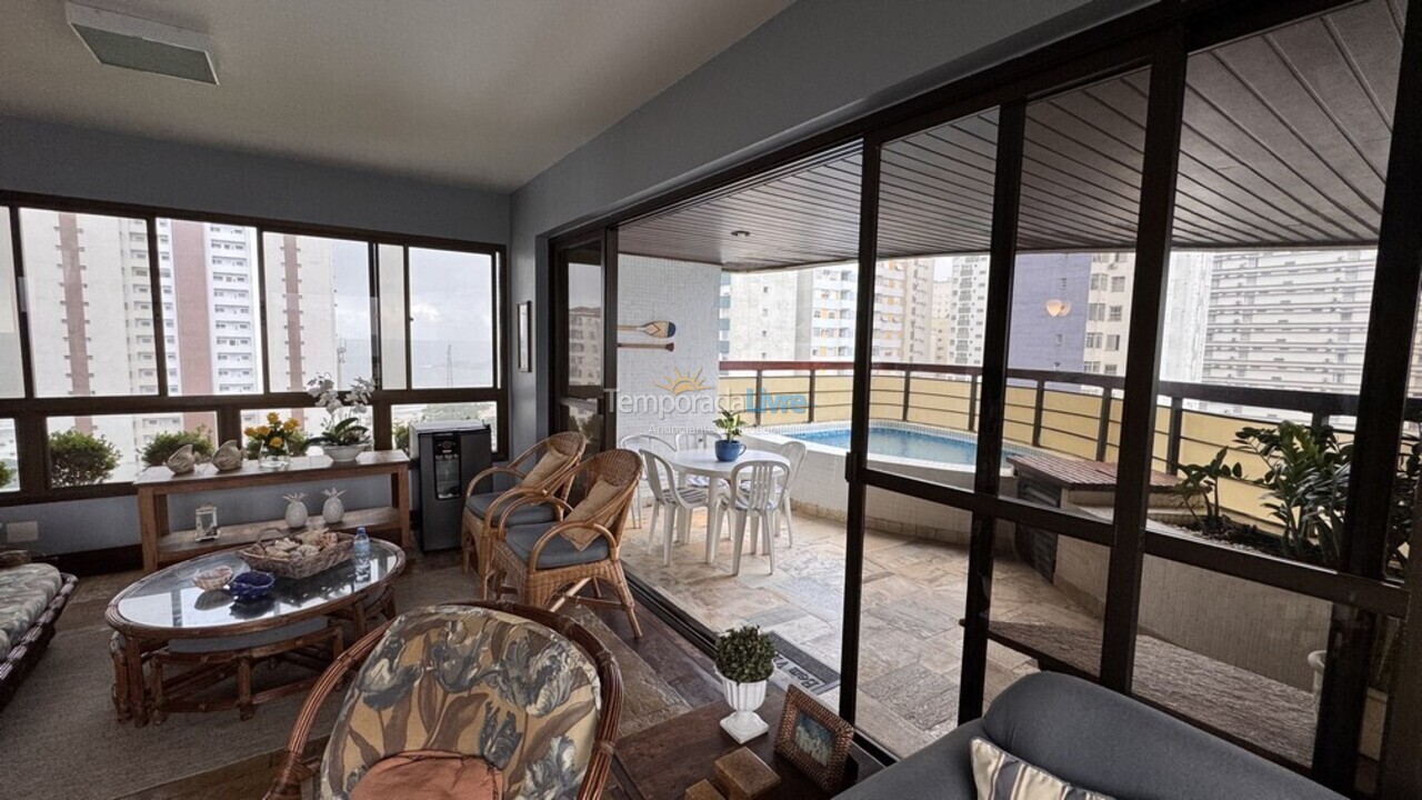 Apartamento para alquiler de vacaciones em Guarujá (Pitangueiras)