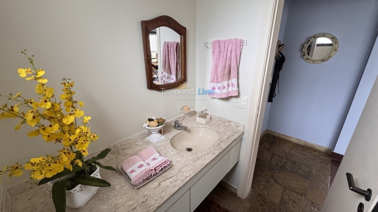 Apartamento para alquiler de vacaciones em Guarujá (Pitangueiras)