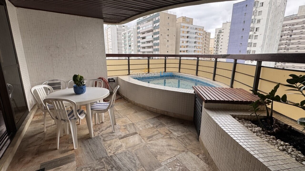 Apartamento para alquiler de vacaciones em Guarujá (Pitangueiras)
