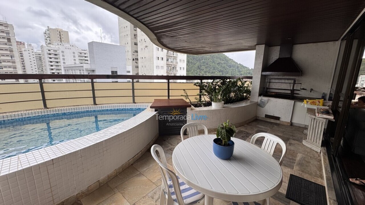 Apartamento para alquiler de vacaciones em Guarujá (Pitangueiras)
