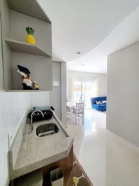 208A - Apartamento com 1 dormitório no centro Bombinhas