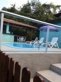 MASSAGUAÇU BEACH HOUSE! In the middle of wooded areas