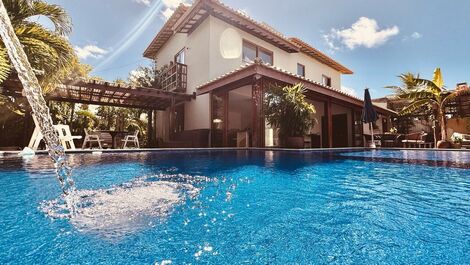 Casa de playa de Guarajuba, muy cerca del mar.