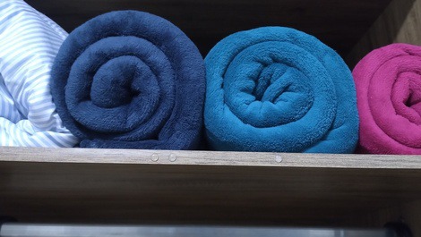 Cobertores e edredom a sua disposição 