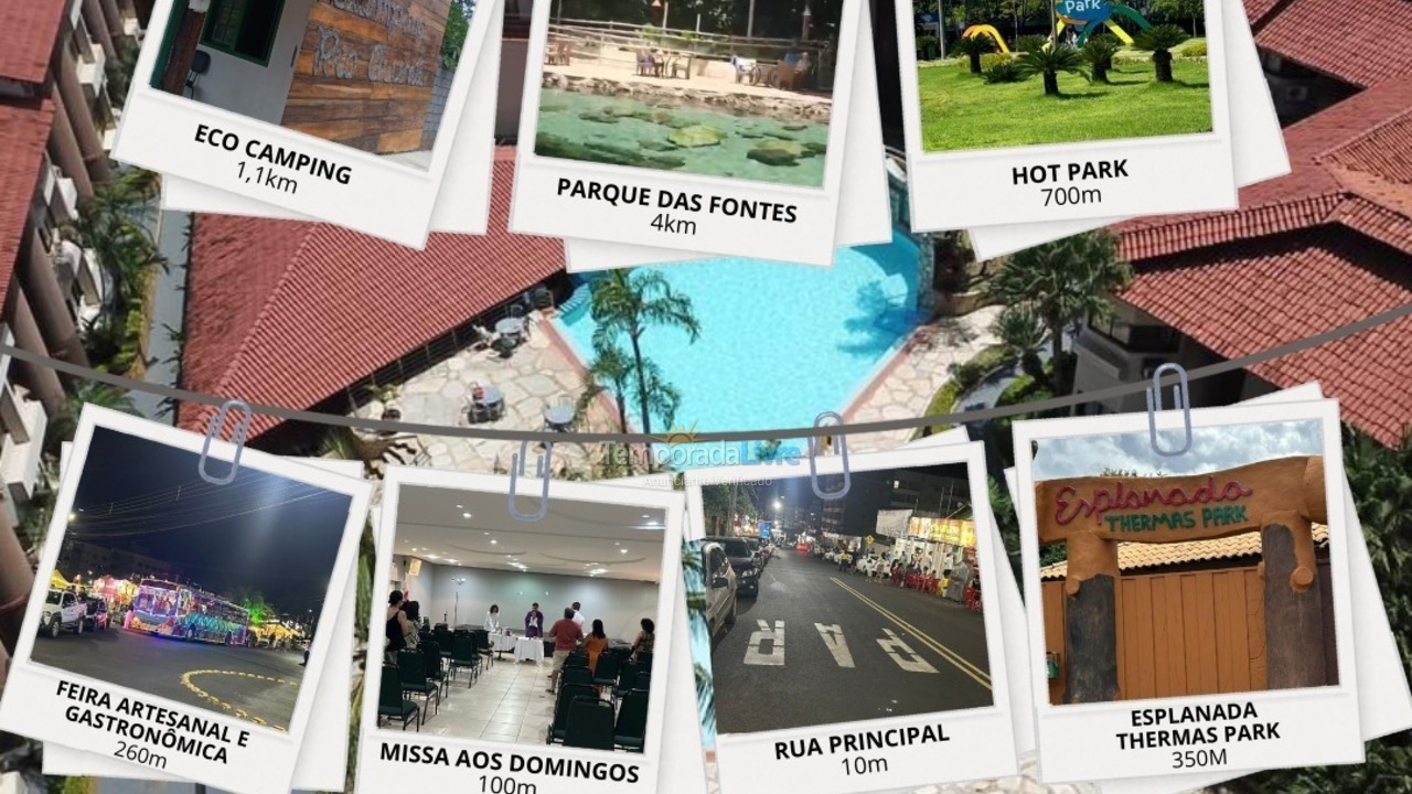 Apartamento para alquiler de vacaciones em Rio Quente (Esplanada)