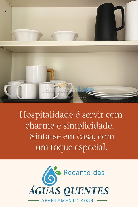 Apartamento para alquiler de vacaciones em Rio Quente (Esplanada)