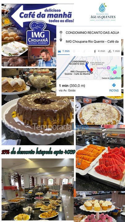 Apartamento para alquiler de vacaciones em Rio Quente (Esplanada)