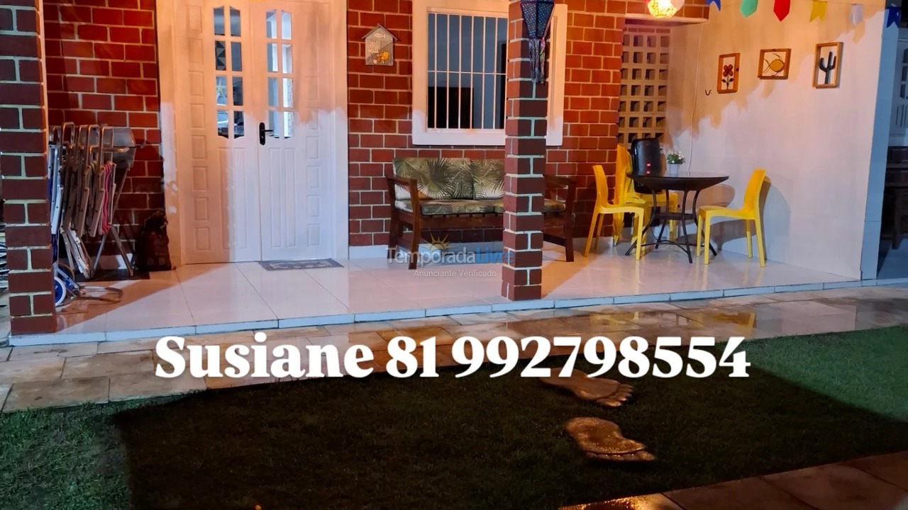 Casa para alquiler de vacaciones em Tamandaré (Praia dos Carneiros)