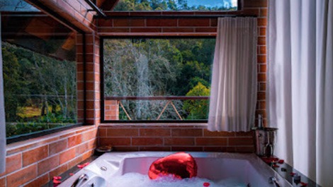 Chalé Romântico para casal em Angelina SC - Há 60 km de Fpolis