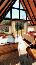 Chalé Romântico para casal em Angelina SC - Há 60 km de Fpolis