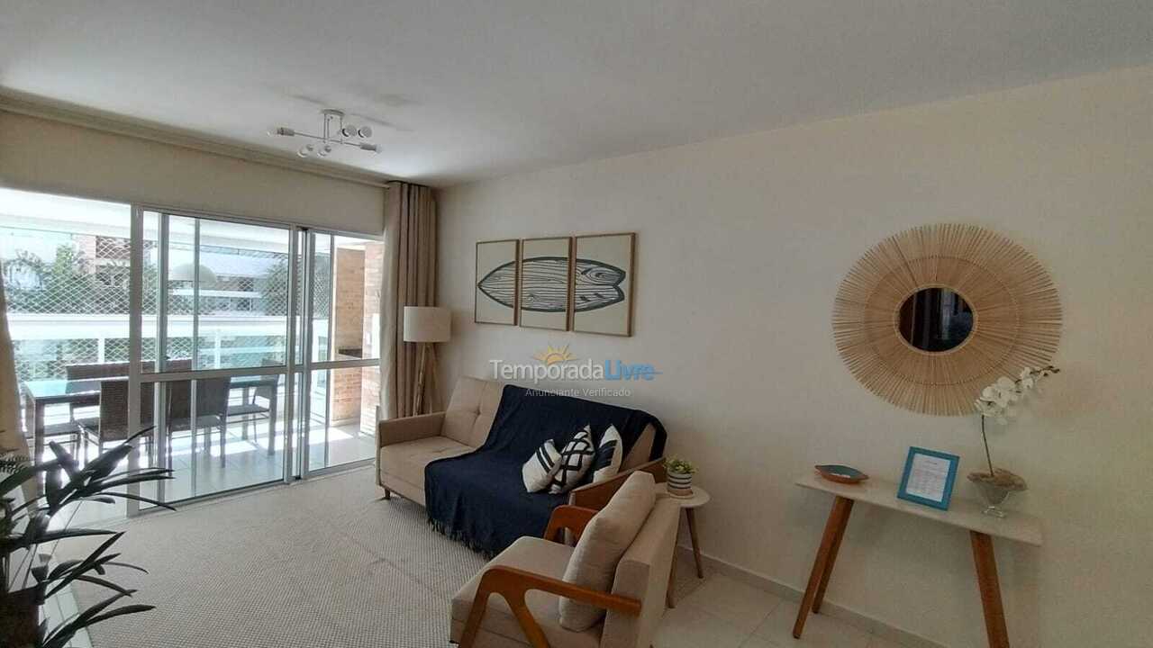 Apartamento para aluguel de temporada em Bertioga (Riviera de São Lourenço)