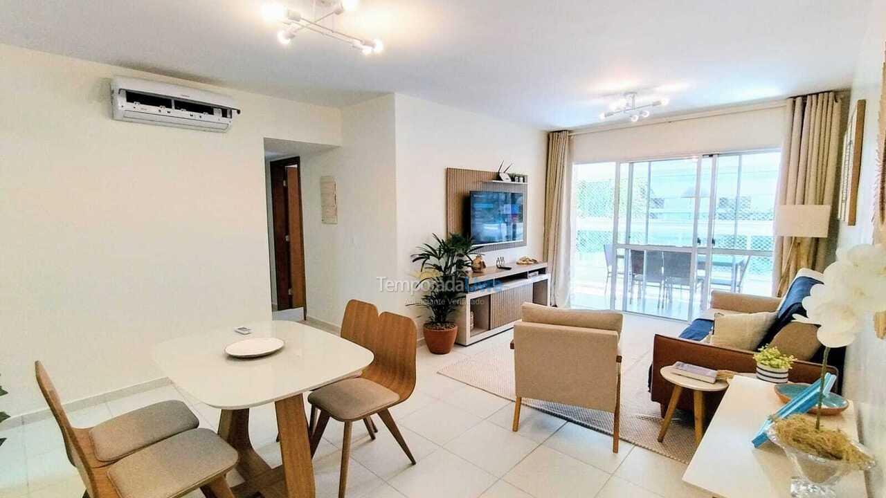 Apartamento para aluguel de temporada em Bertioga (Riviera de São Lourenço)