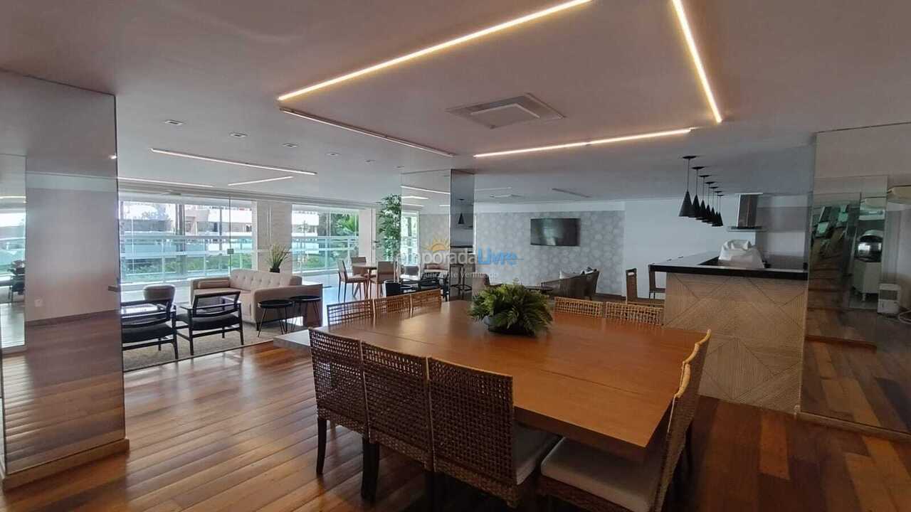 Apartamento para aluguel de temporada em Bertioga (Riviera de São Lourenço)