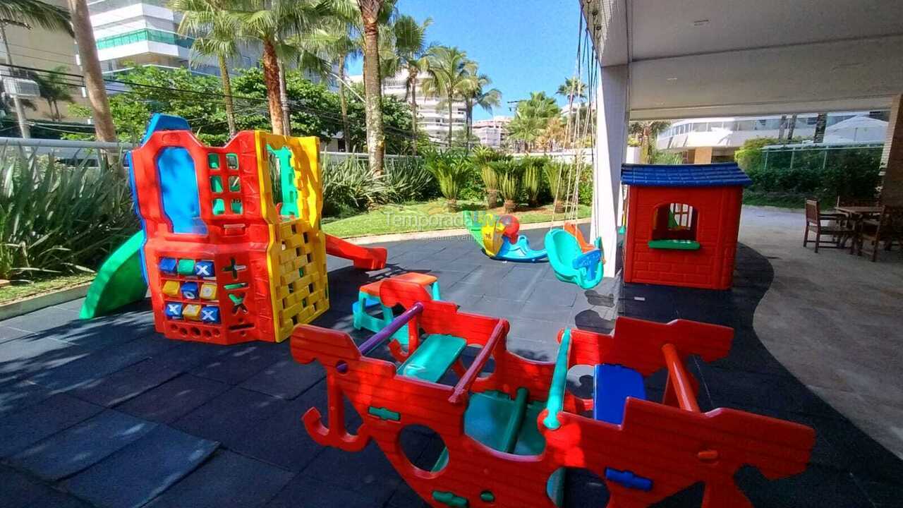 Apartamento para aluguel de temporada em Bertioga (Riviera de São Lourenço)