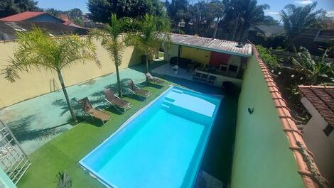 Large house with pool and barbecue