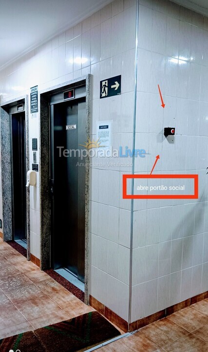 Apartment for vacation rental in Praia Grande (Vila Tupi)