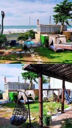 , casa galería frente al mar