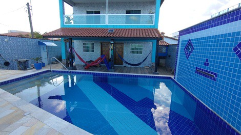 SOBRADO COM PISCINA, HIDRO E PRAINHA PÉ NA AREIA 😂⛱️🏊🏻