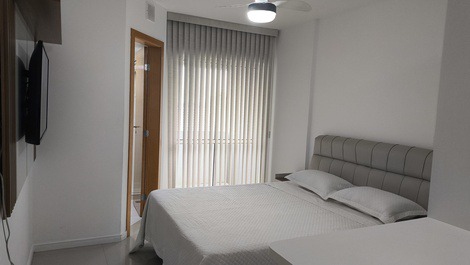 Quarto com a cortina fechada