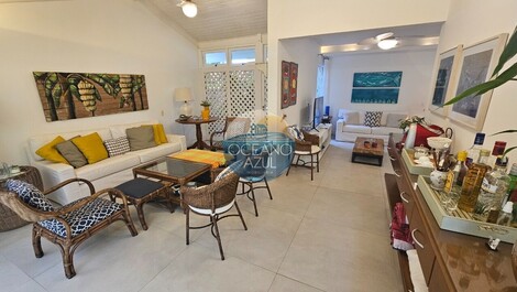 Casa Pé na Areia Temporada - Juquehy - c/ 4 suítes, serviço de...