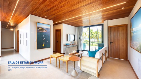¡Mansión frente al mar con 8 suites en Praia do Forte!