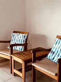 Espaço da frente para a praia