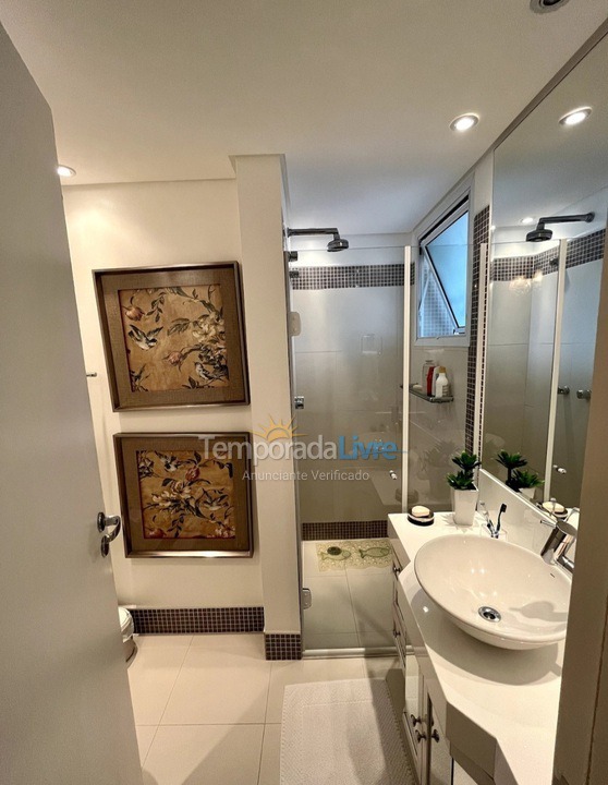 Apartamento para aluguel de temporada em Bertioga (Riviera de São Lourenço)