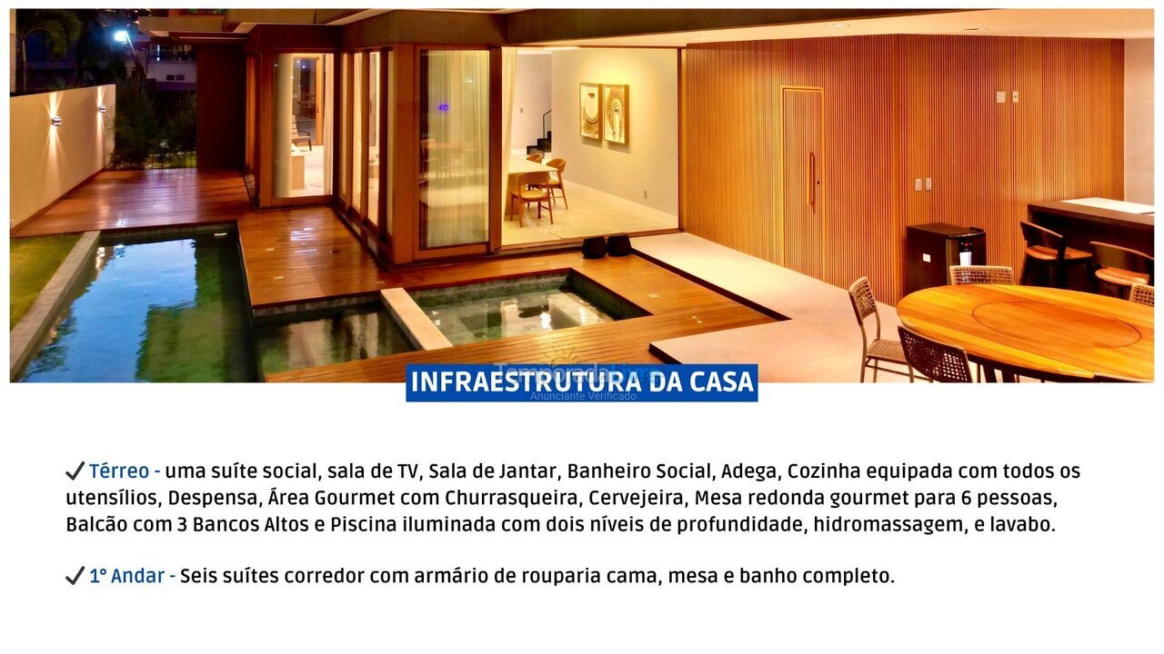 Casa para aluguel de temporada em Camaçari (Praia de Guarajuba)