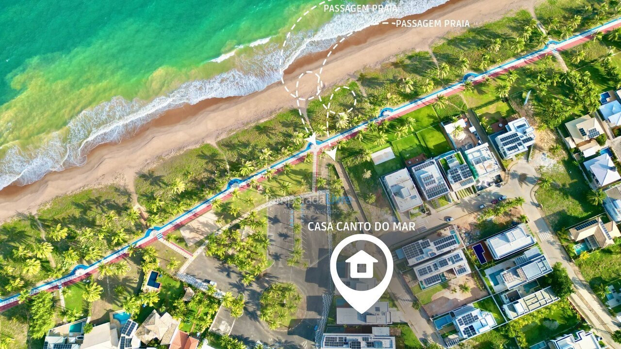 Casa para aluguel de temporada em Camaçari (Praia de Guarajuba)