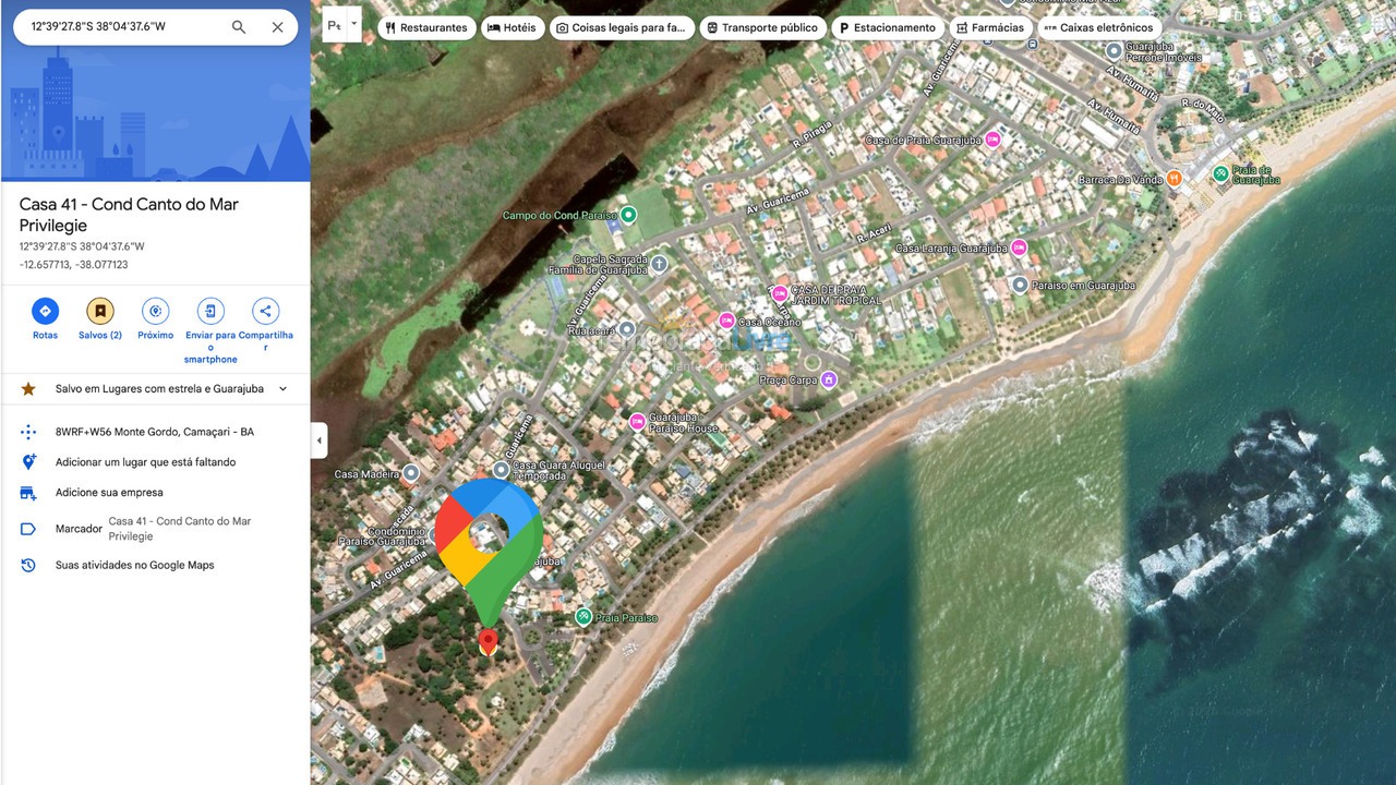 House for vacation rental in Camaçari (Praia de Guarajuba)