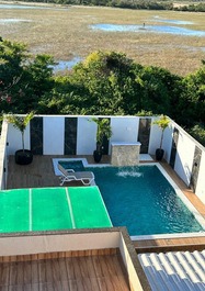 Mansion facing the sea - Arembepe