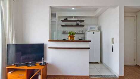 Apartamento totalmente amueblado cerca de todo en São Paulo.