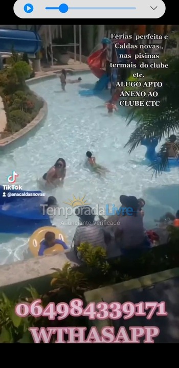 Apartment for vacation rental in Caldas Novas (Anexo Clube Ctc)