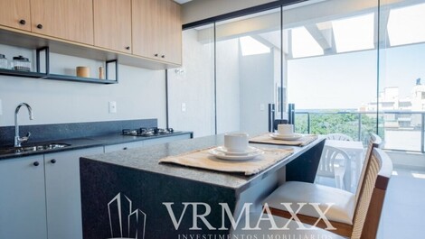 Linda cobertura Na Praia de Mariscal