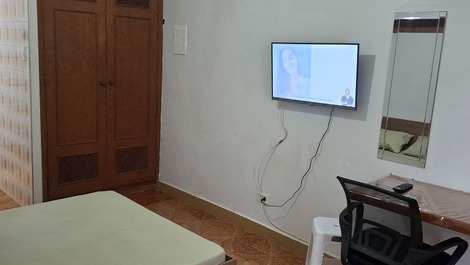 Apedofelps Studio vista mar no José Menino com ar cond, garagem e wifi