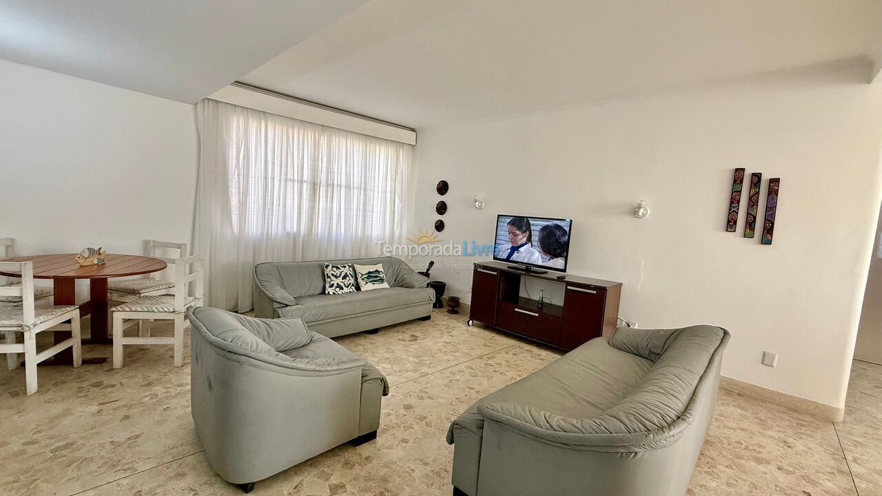 Apartment for vacation rental in São Vicente (Gonzaguinha)