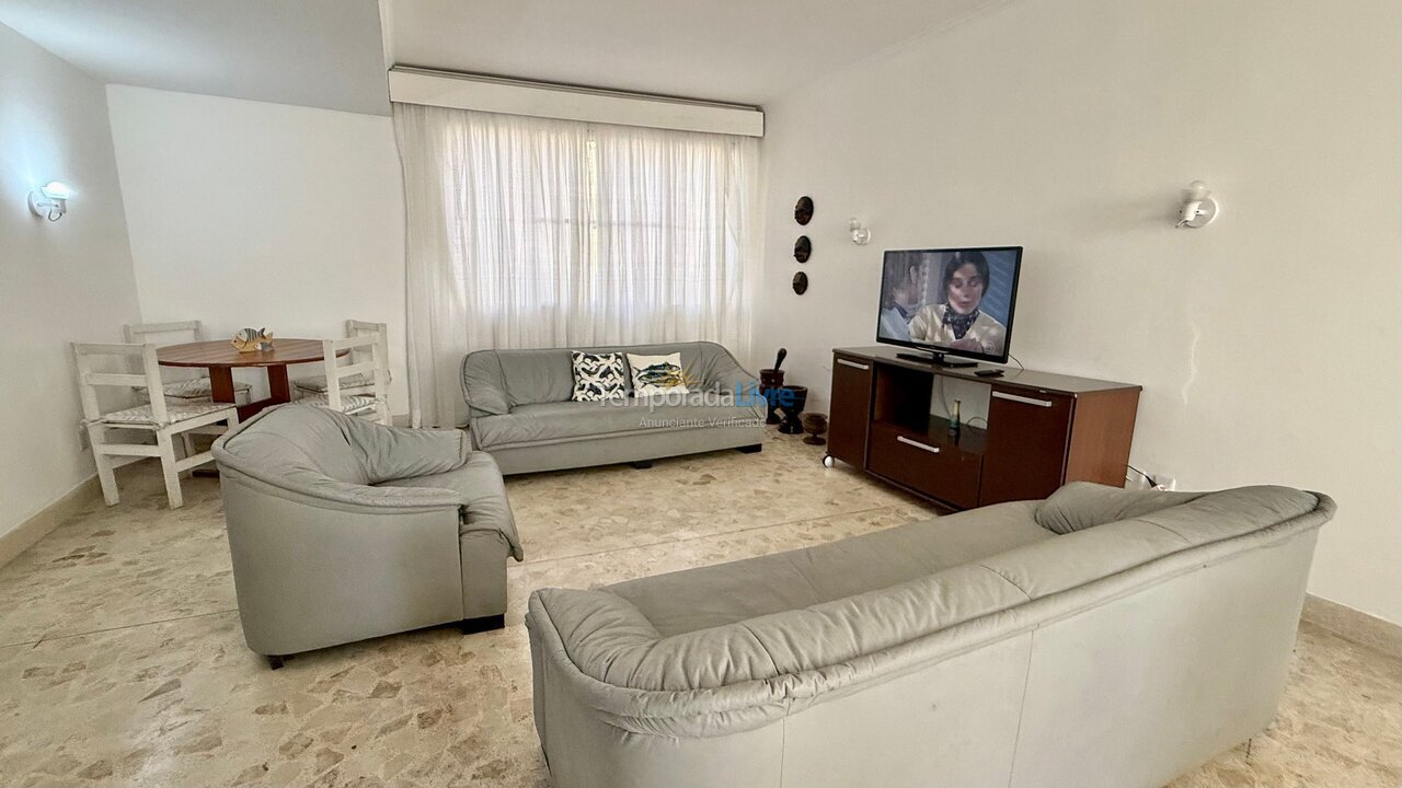 Apartment for vacation rental in São Vicente (Gonzaguinha)