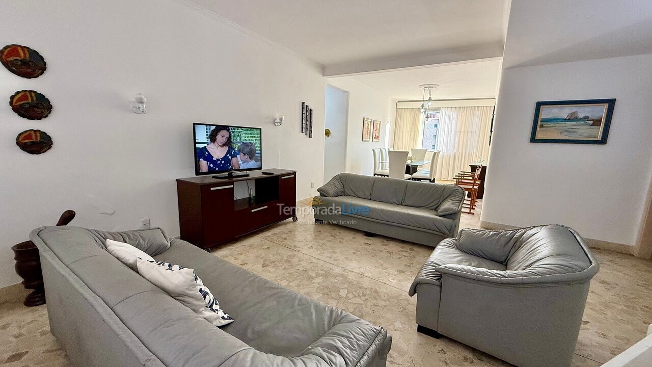 Apartment for vacation rental in São Vicente (Gonzaguinha)