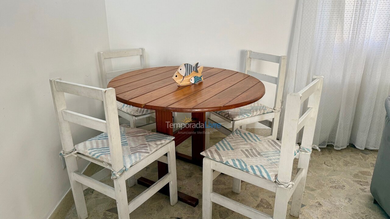 Apartment for vacation rental in São Vicente (Gonzaguinha)