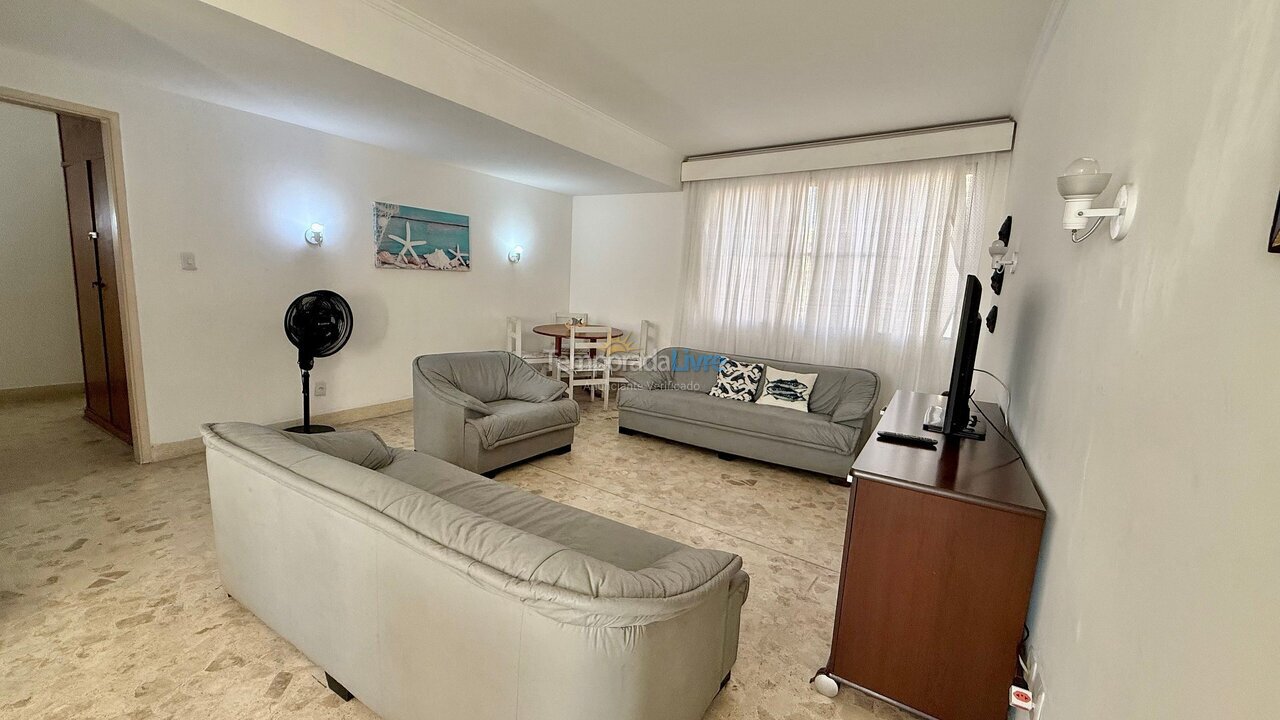 Apartment for vacation rental in São Vicente (Gonzaguinha)