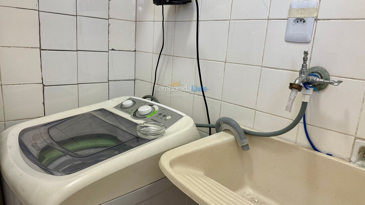 Apartment for vacation rental in São Vicente (Gonzaguinha)